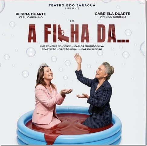 Regina Duarte celebra 60 anos de carreira e atua com Gabriela Duarte em peça teatral
